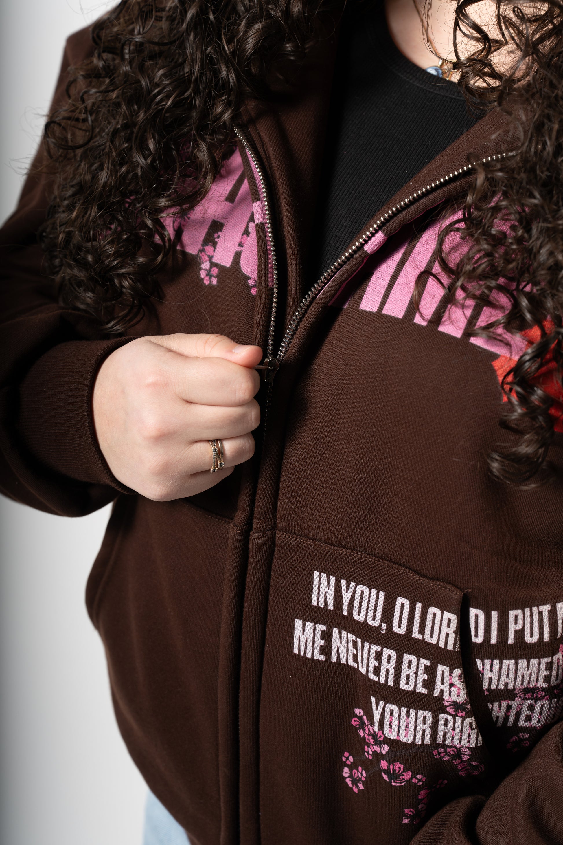 Unashamed cherry blossom hoodie
