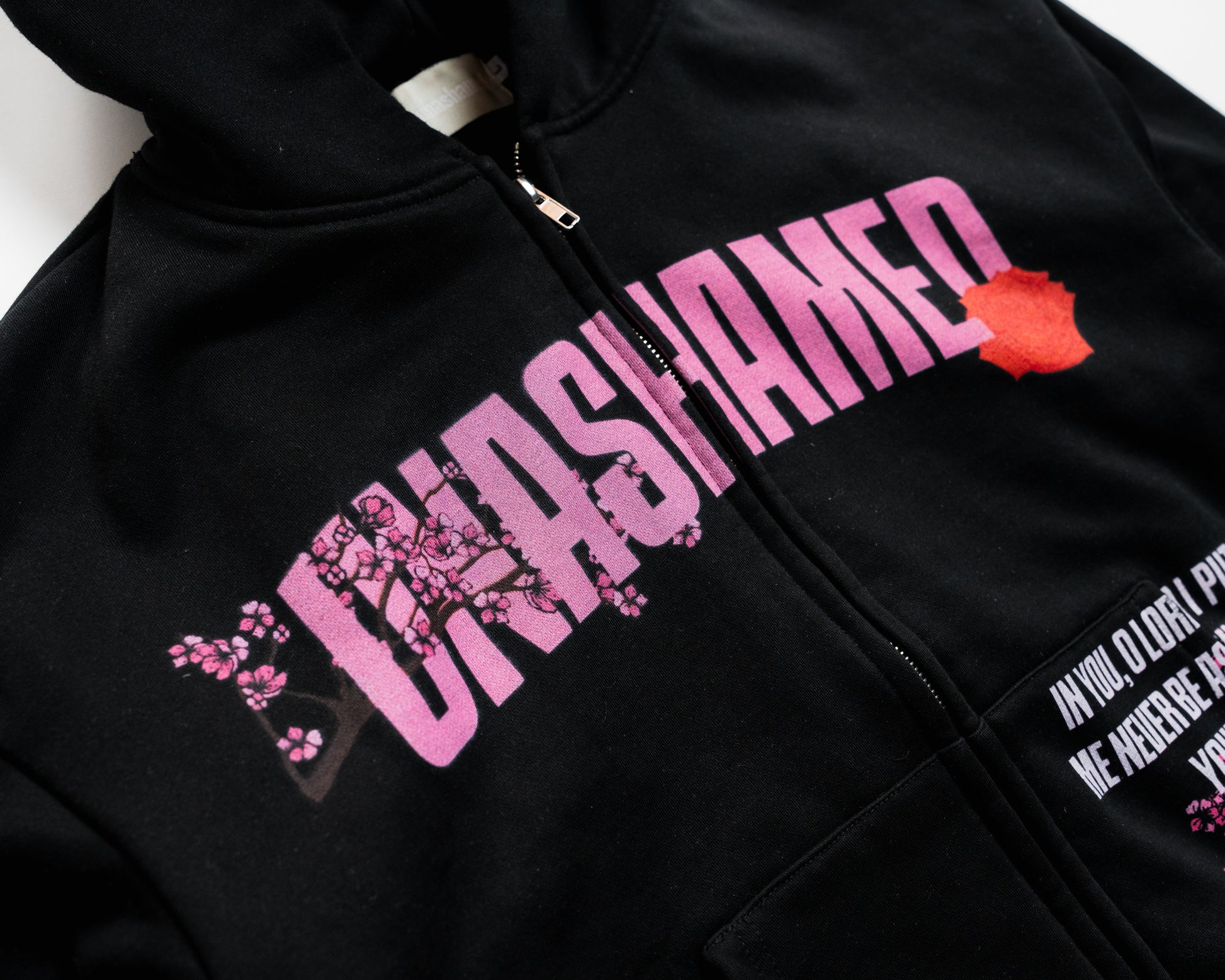 Unashamed cherry blossom hoodie