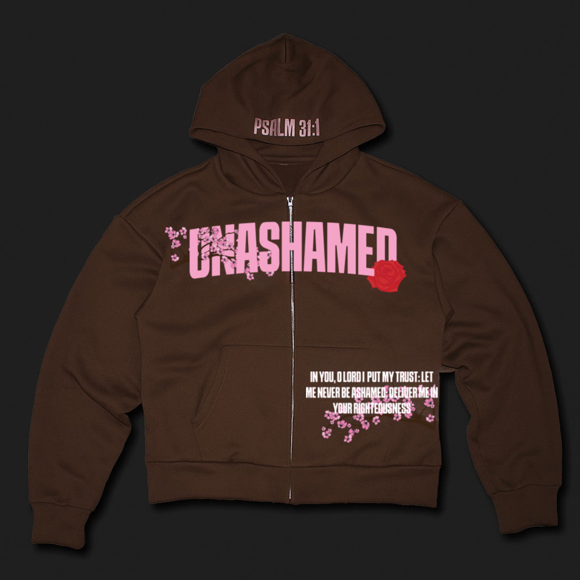 Unashamed cherry blossom hoodie